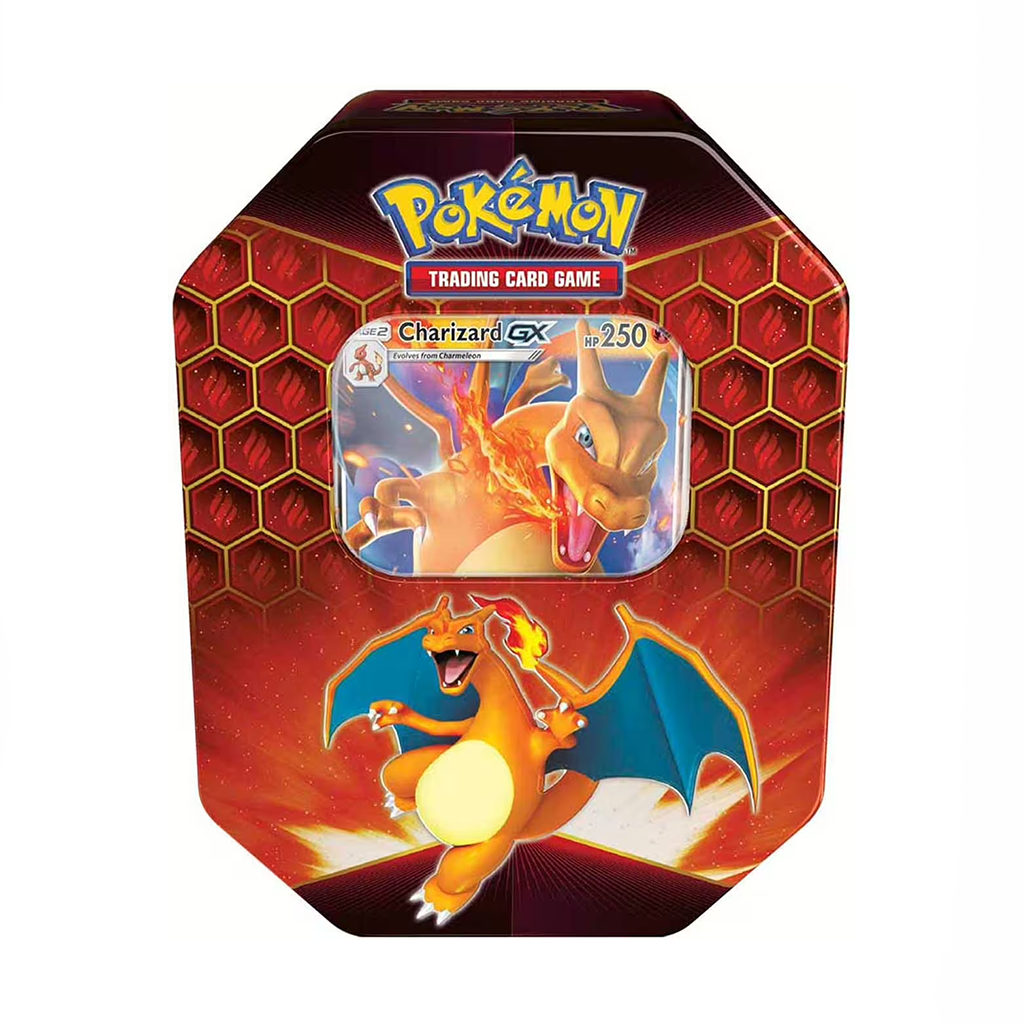 Pokémon Sun & Moon: Hidden Fates Charizard-GX Tin Box