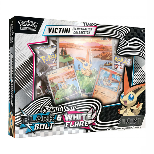 Pokémon Scarlet & Violet (SV10.5): Black Bolt & White Flare Victini Illustration Collection