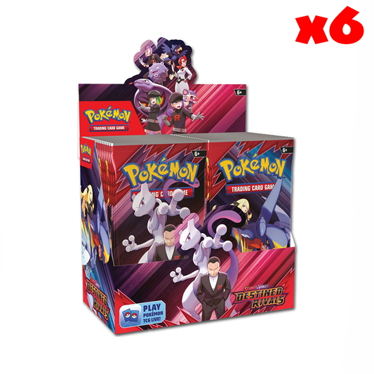 Pokémon Scarlet & Violet (SV10): SEALED CASE (x6) Destined Rivals Booster Display